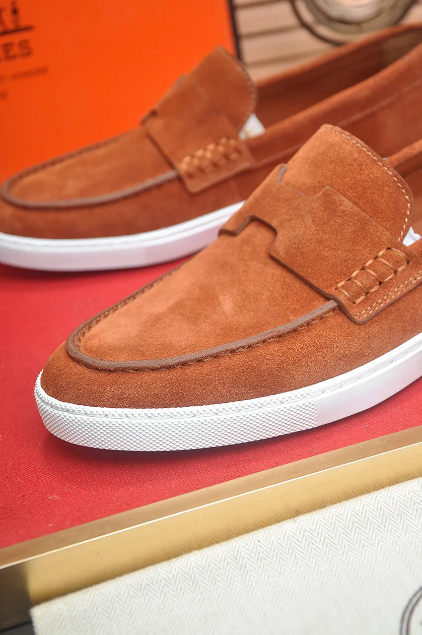 Men's shoes💰540💶[HERMES] (cowhide lining)🍀Italian top luxury🍀He does not pursue novel styles and gorgeous colors, but attracts the favor of successful men with his flawless, elegant and classic style. Formal leather shoes This very comfortable, simple and stable style allows you to easily match any style! The pattern is absolutely 1:1 refined from the original case, and we strive for excellence in materials, imported cowhide + cowhide lining💪💪💪extraordinary texture👍! .Code number: 39-45 (45 customized)